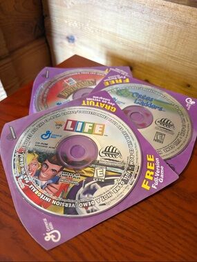 Y2K General Mills PC Game Bundle, MB Board Games, Chutes & Ladders, Game of Life